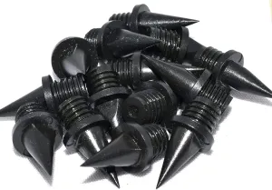 3/8 Inch (9 Mm) Black Steel Track and Cross Country Spikes