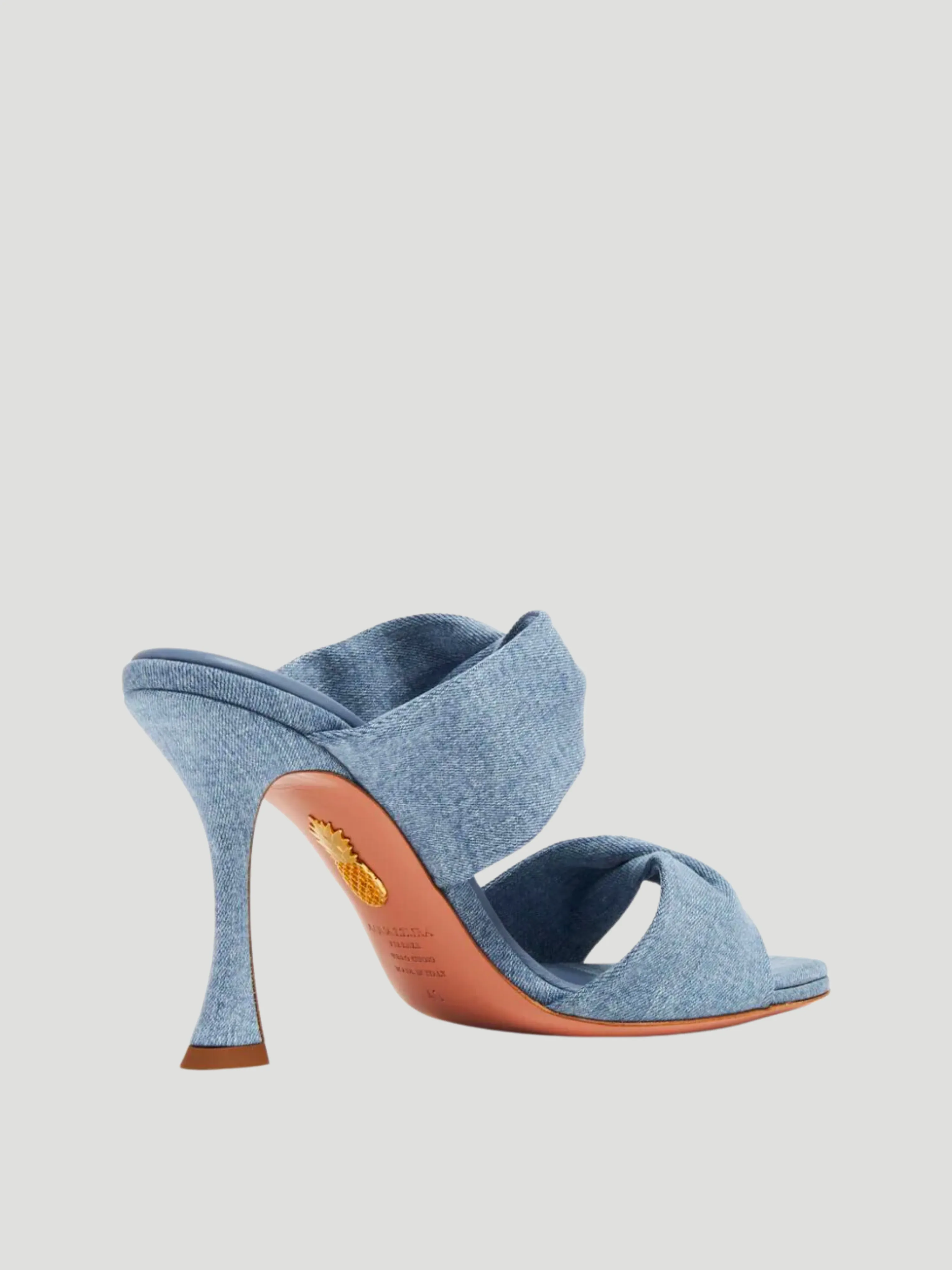 95mm Denim Twist Sandal