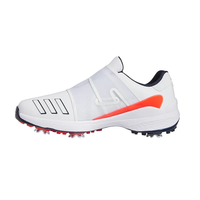 ADIDAS ZG23 BOA Men's Spiked Shoes (White/Navy/Red)