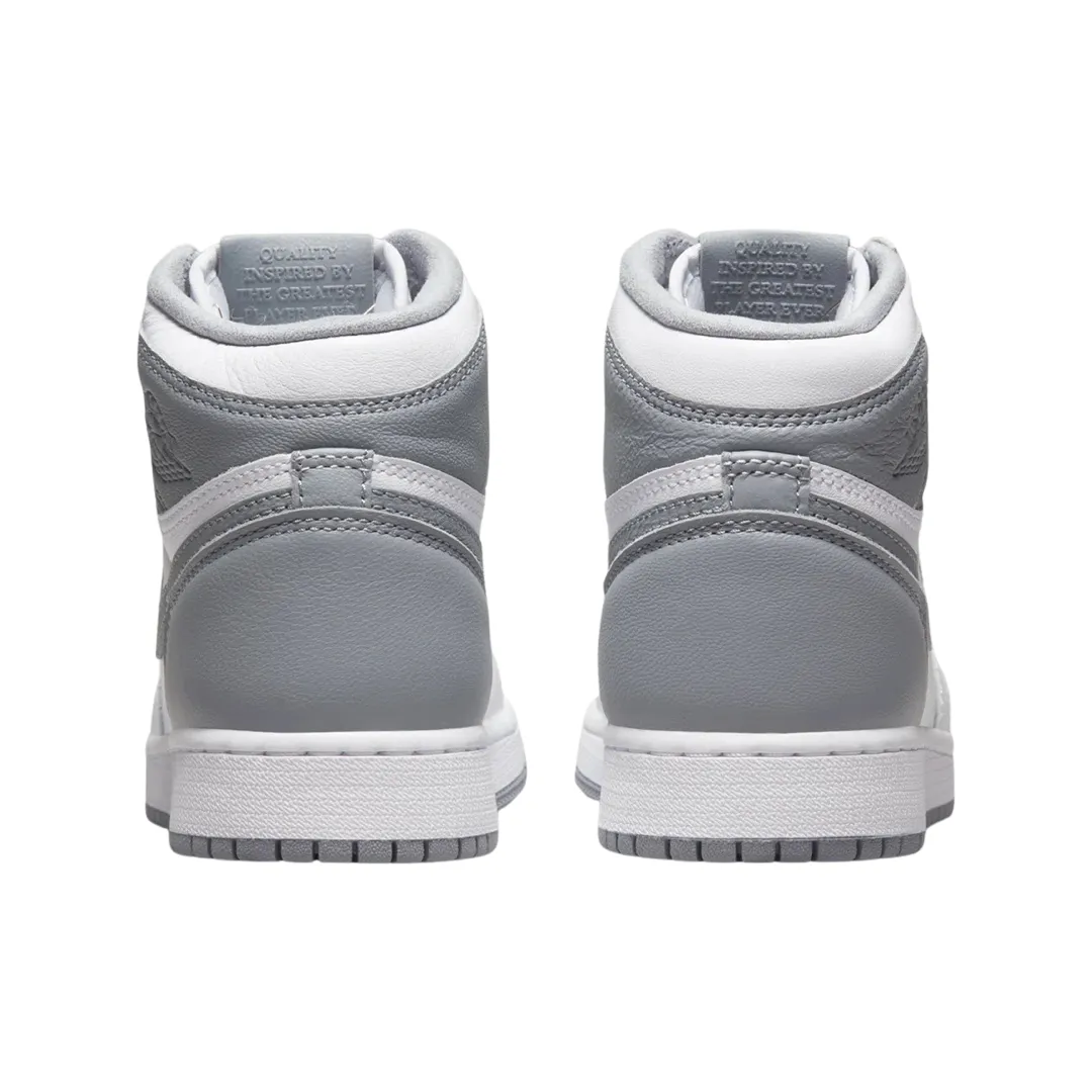 Air Jordan 1 High Retro GS White Stealth Grey