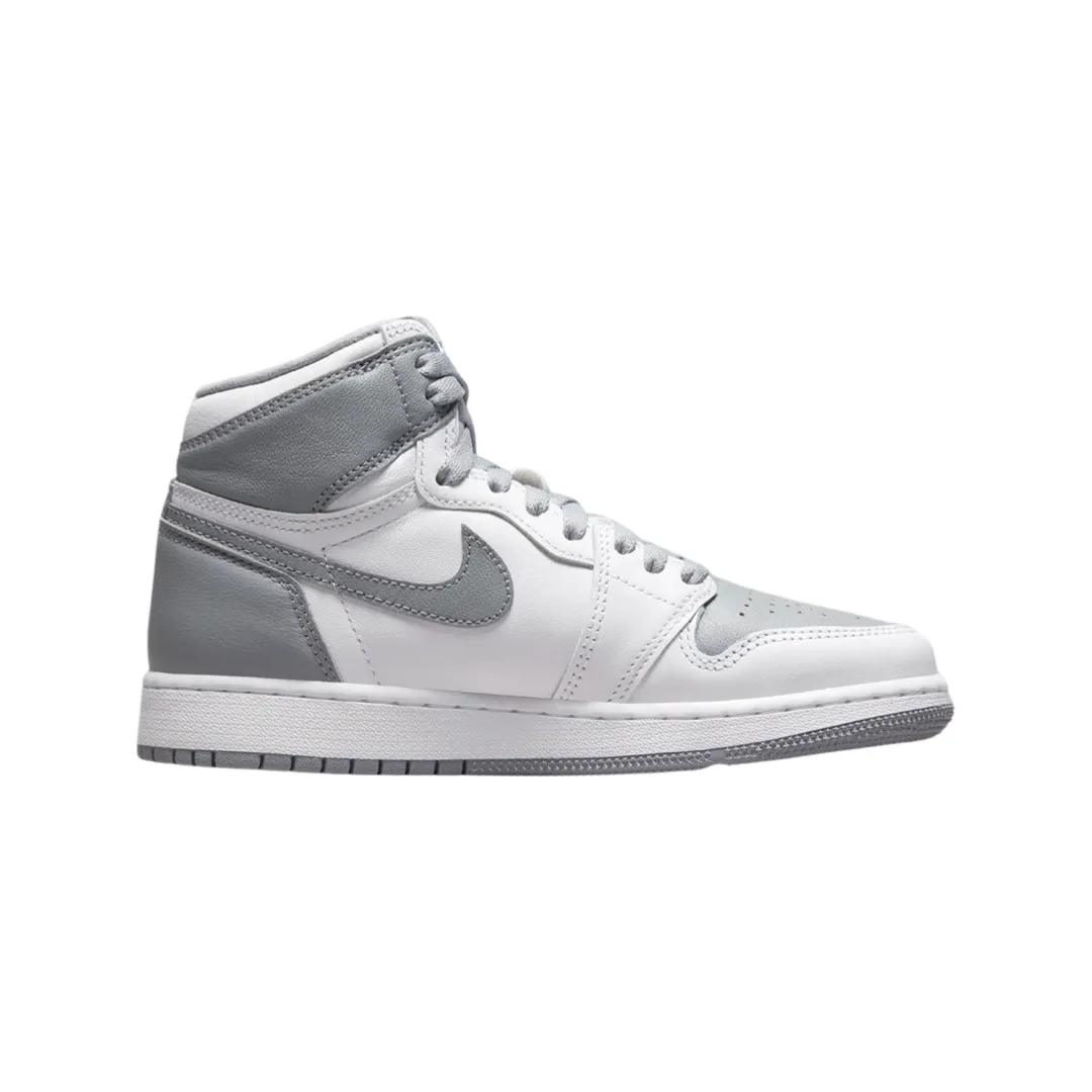 Air Jordan 1 High Retro GS White Stealth Grey