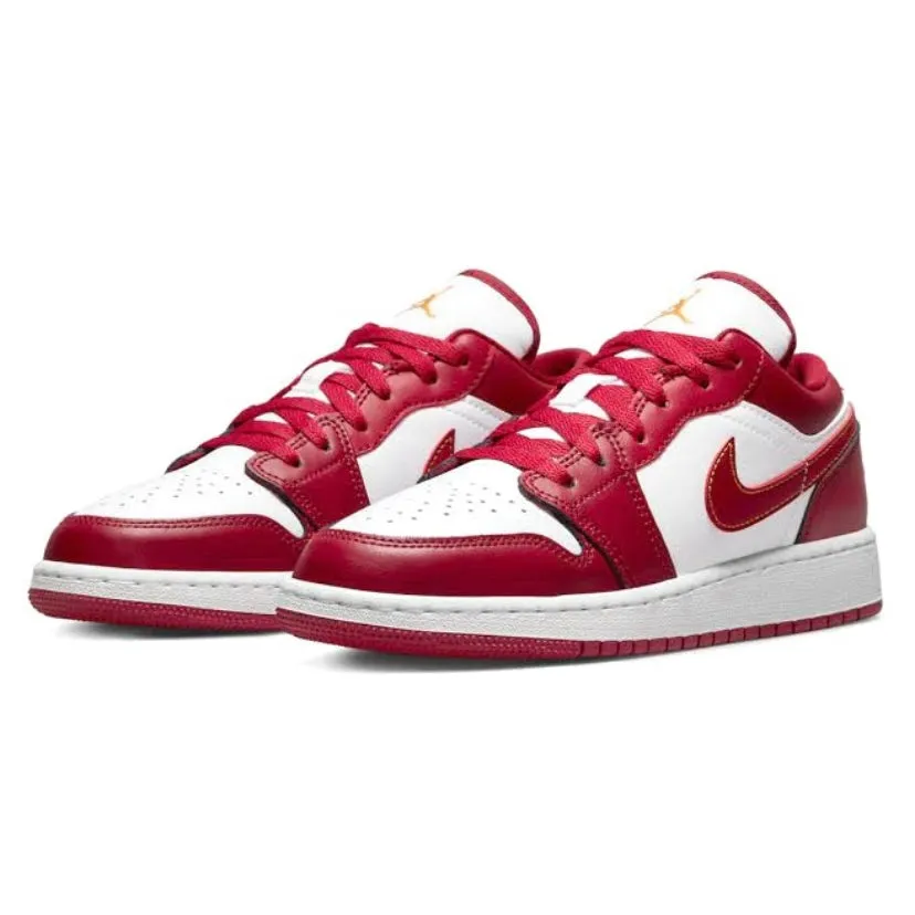 Air Jordan 1 Low GS Cardinal Red White