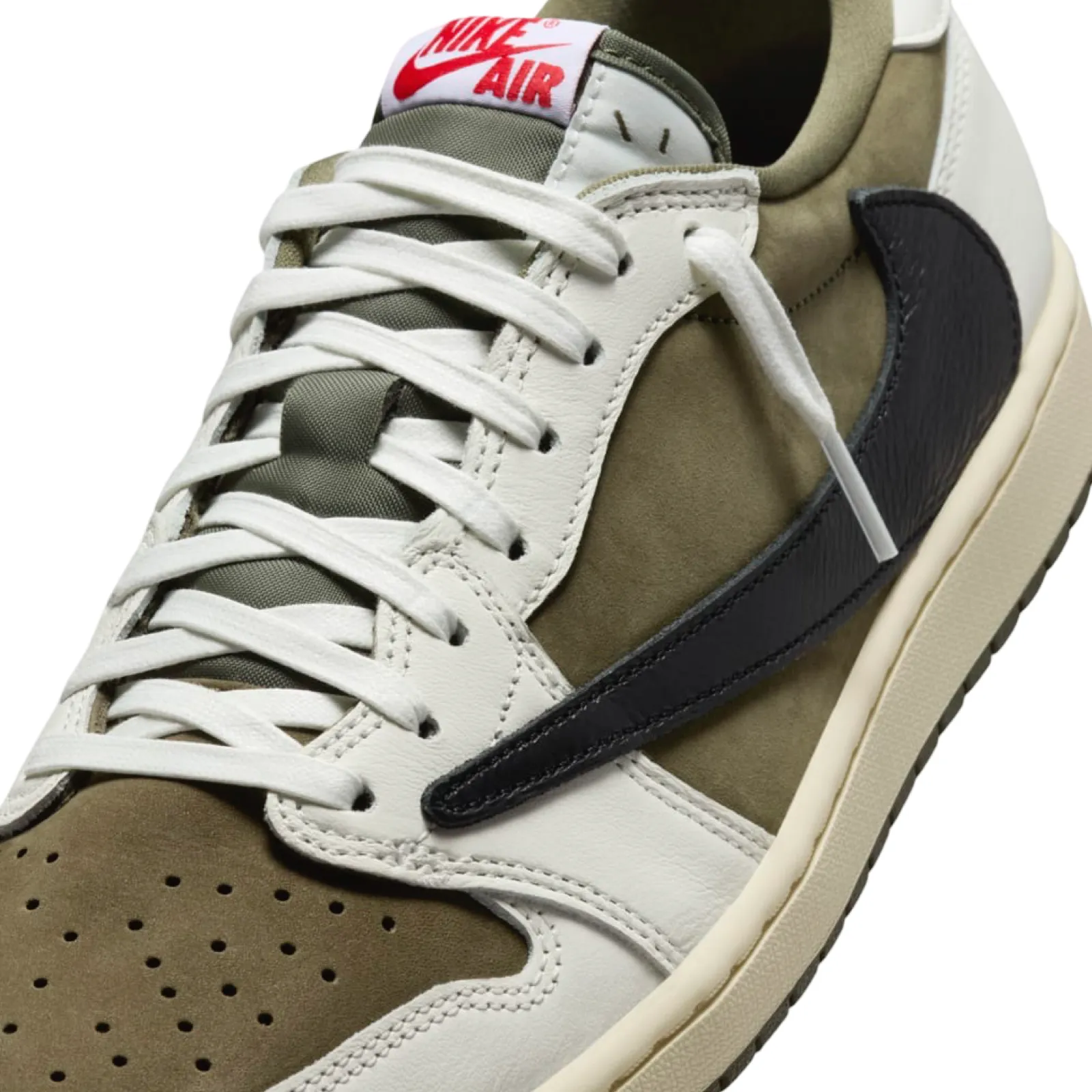 Air Jordan 1 Low OG x Travis Scott Medium Olive Black White