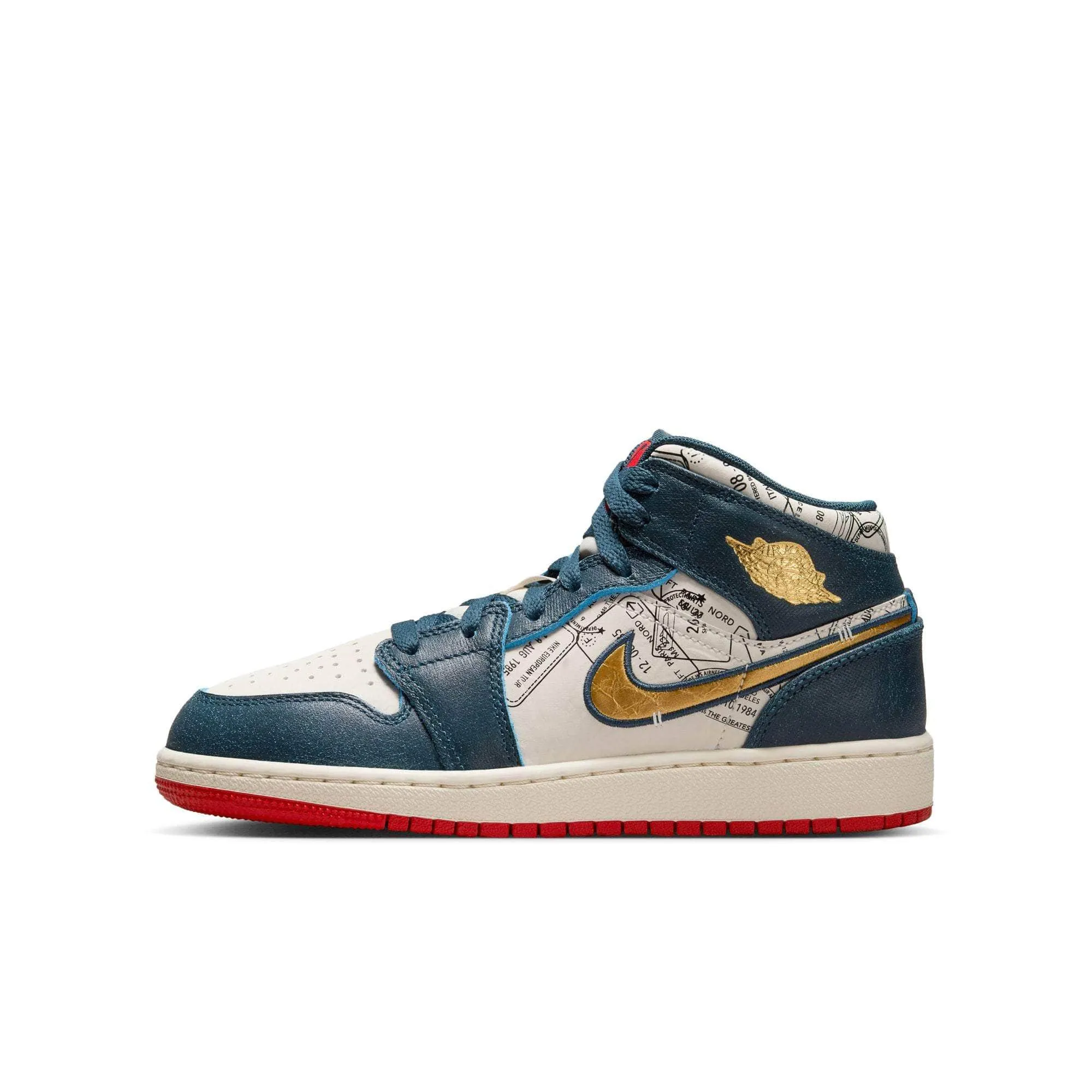 Air Jordan 1 Mid SE "Armory Navy" - Boy's GS