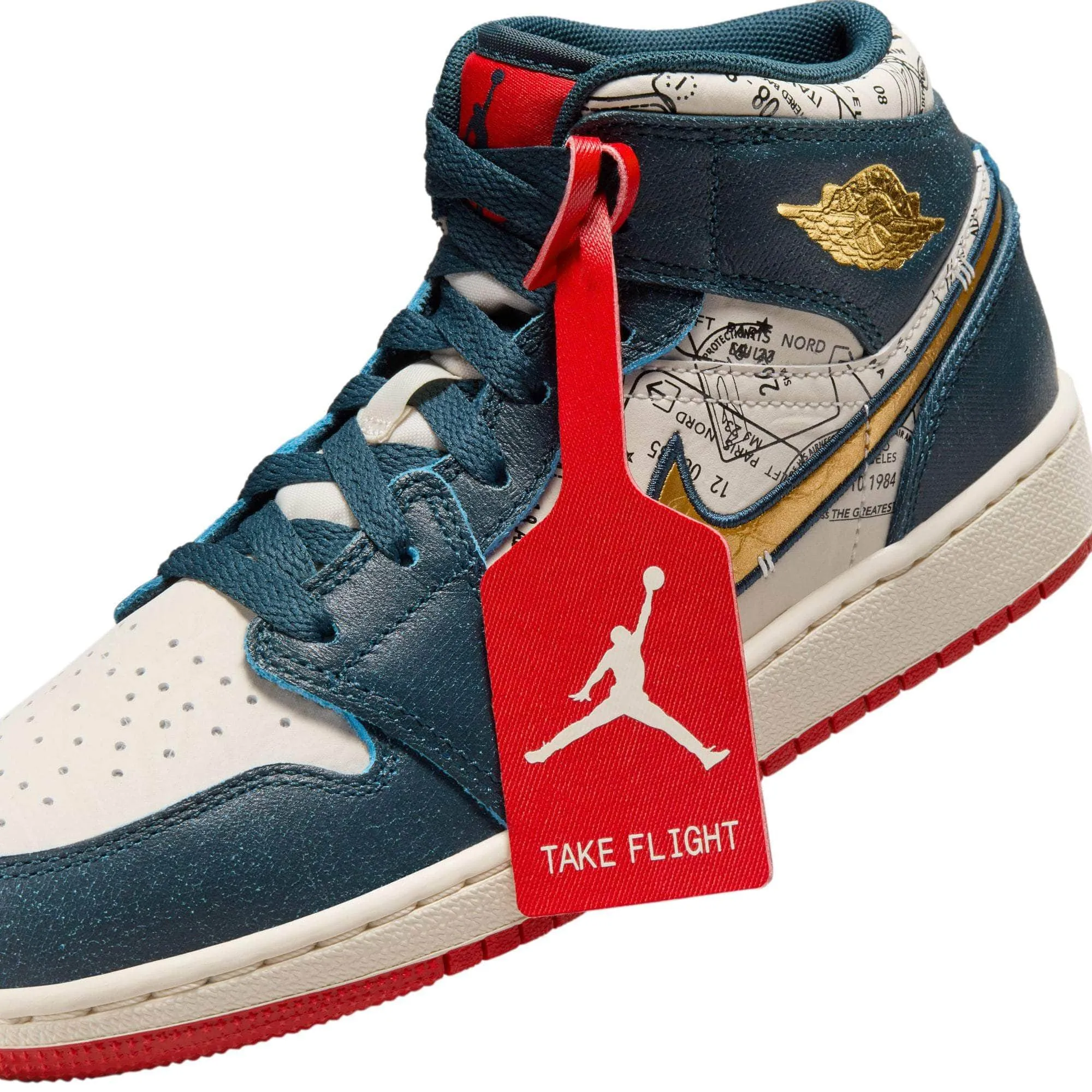 Air Jordan 1 Mid SE "Armory Navy" - Boy's GS