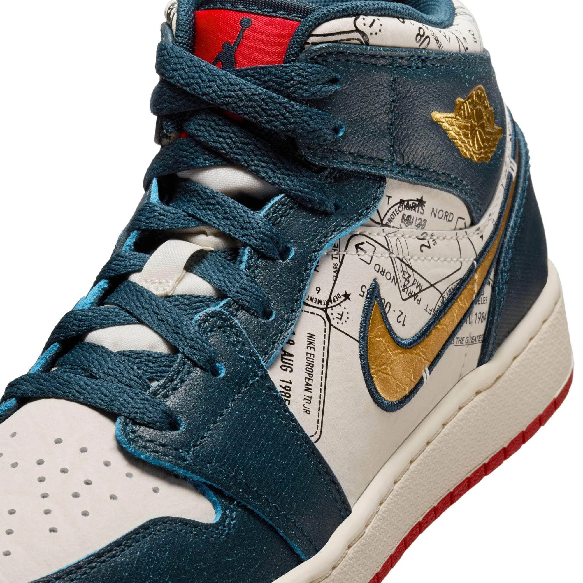 Air Jordan 1 Mid SE "Armory Navy" - Boy's GS