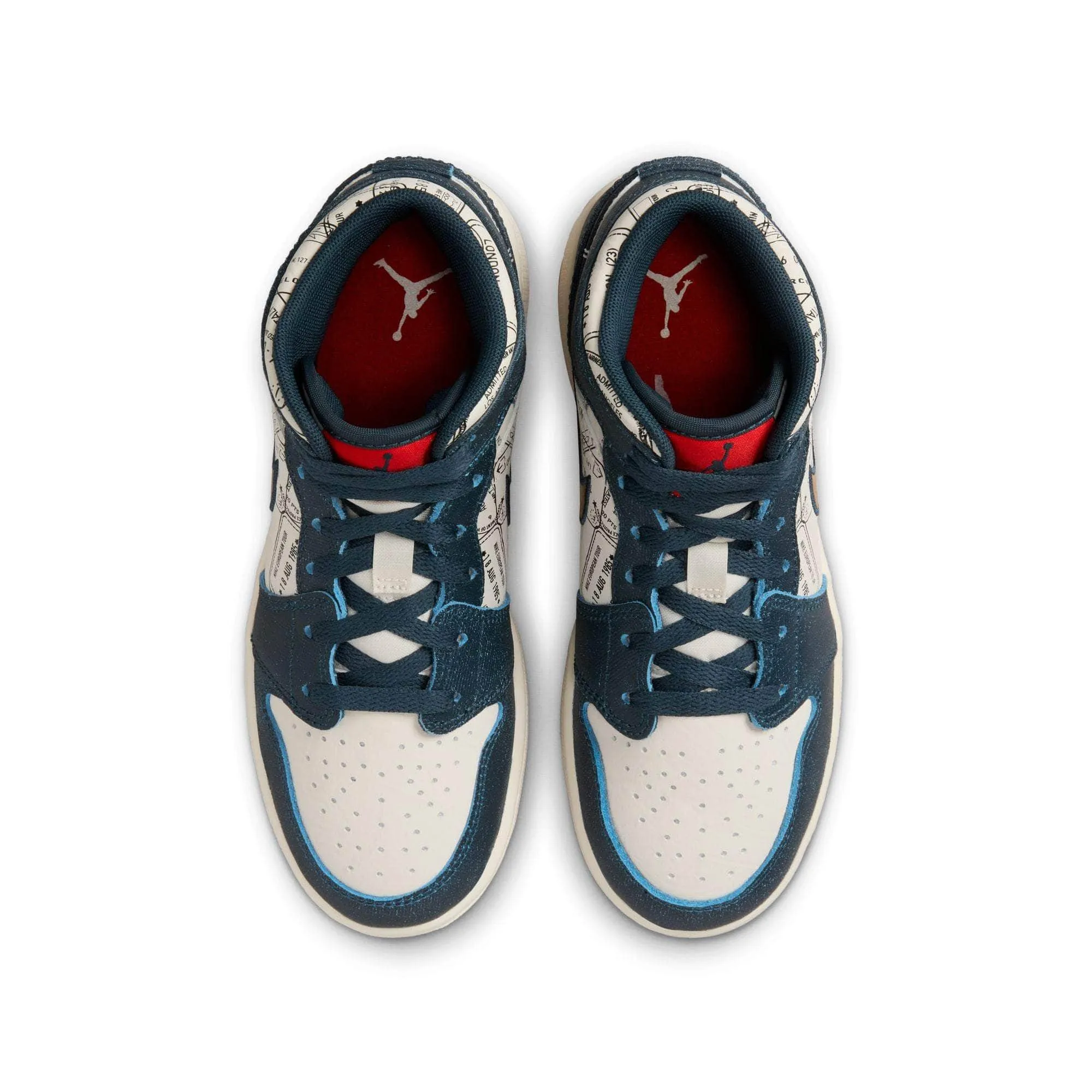 Air Jordan 1 Mid SE "Armory Navy" - Boy's GS