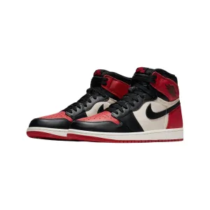 Air Jordan 1 Retro High OG Bred Toe Gym Red Black Summit White