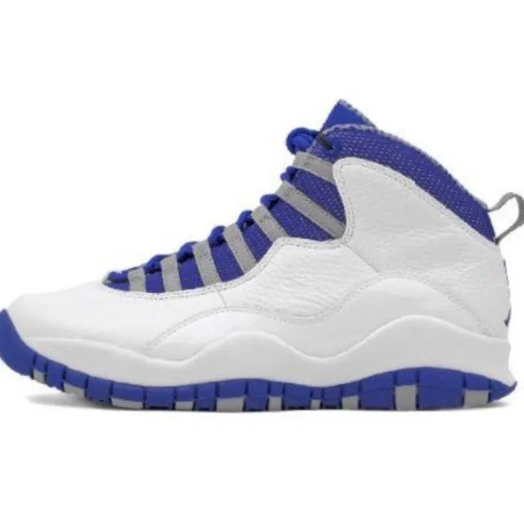 Air Jordan 10 Retro TXT White OId Royal Stealth