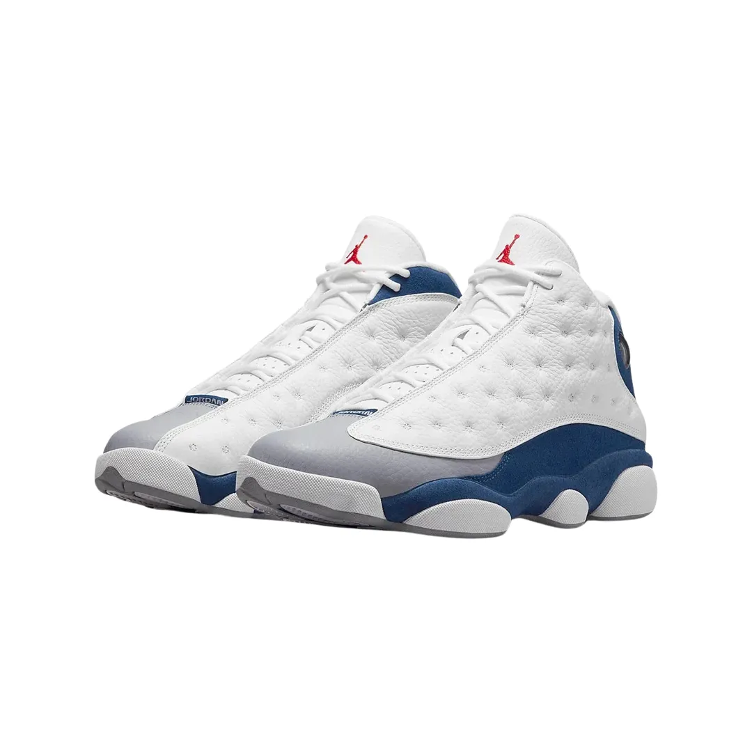 Air Jordan 13 White French Blue Light Steel Grey