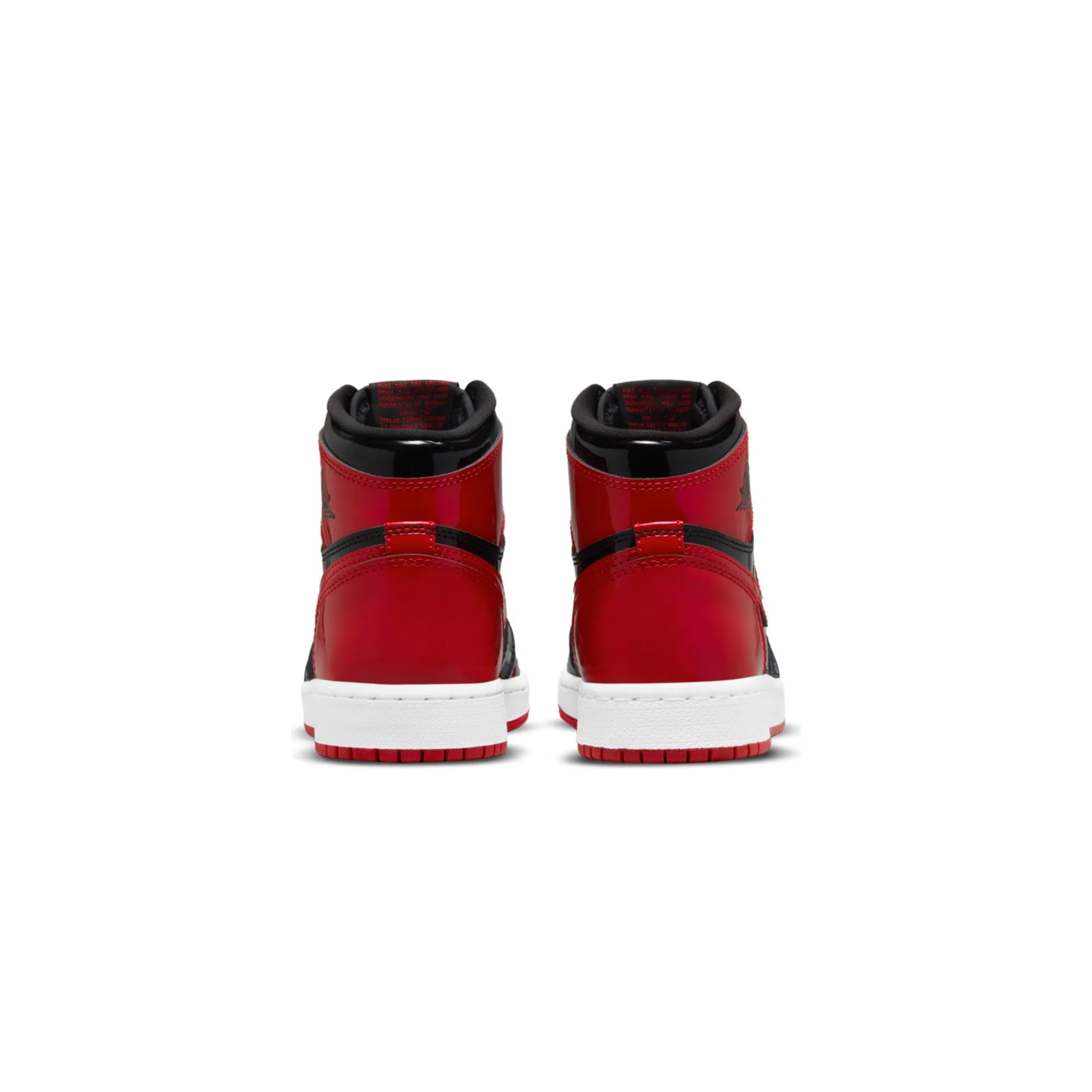 Air Jordan Kids 1 Retro High OG GS Patent Bred Shoes