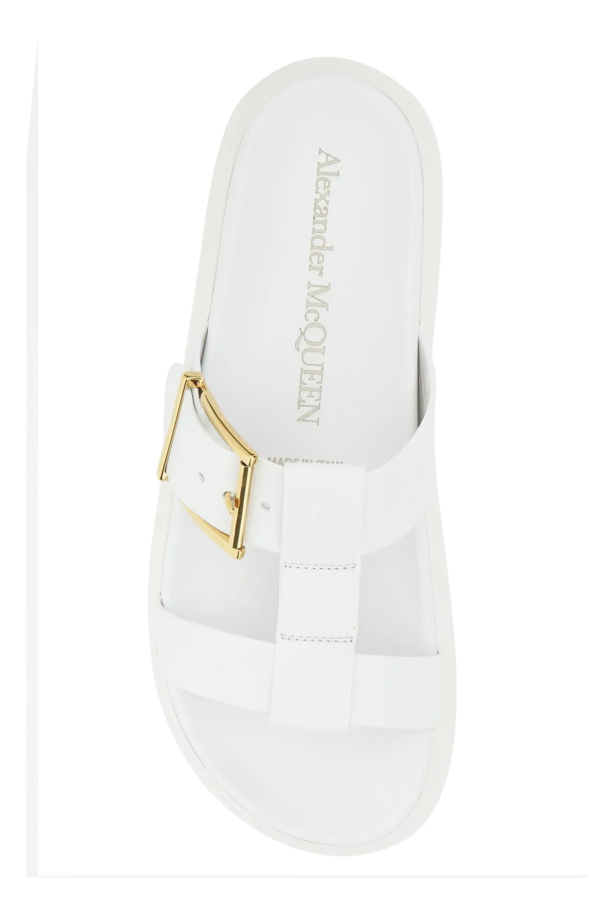 Alexander McQueen Hybrid Buckle Slides