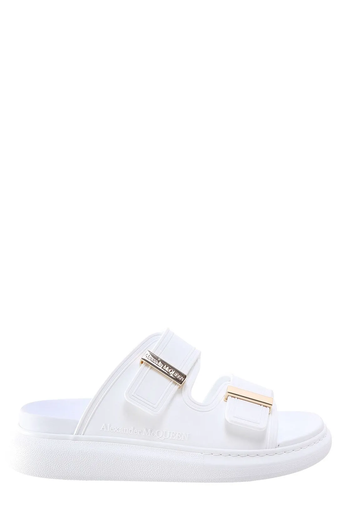 Alexander McQueen Logo Engraved Hybrid Flatform Sandals