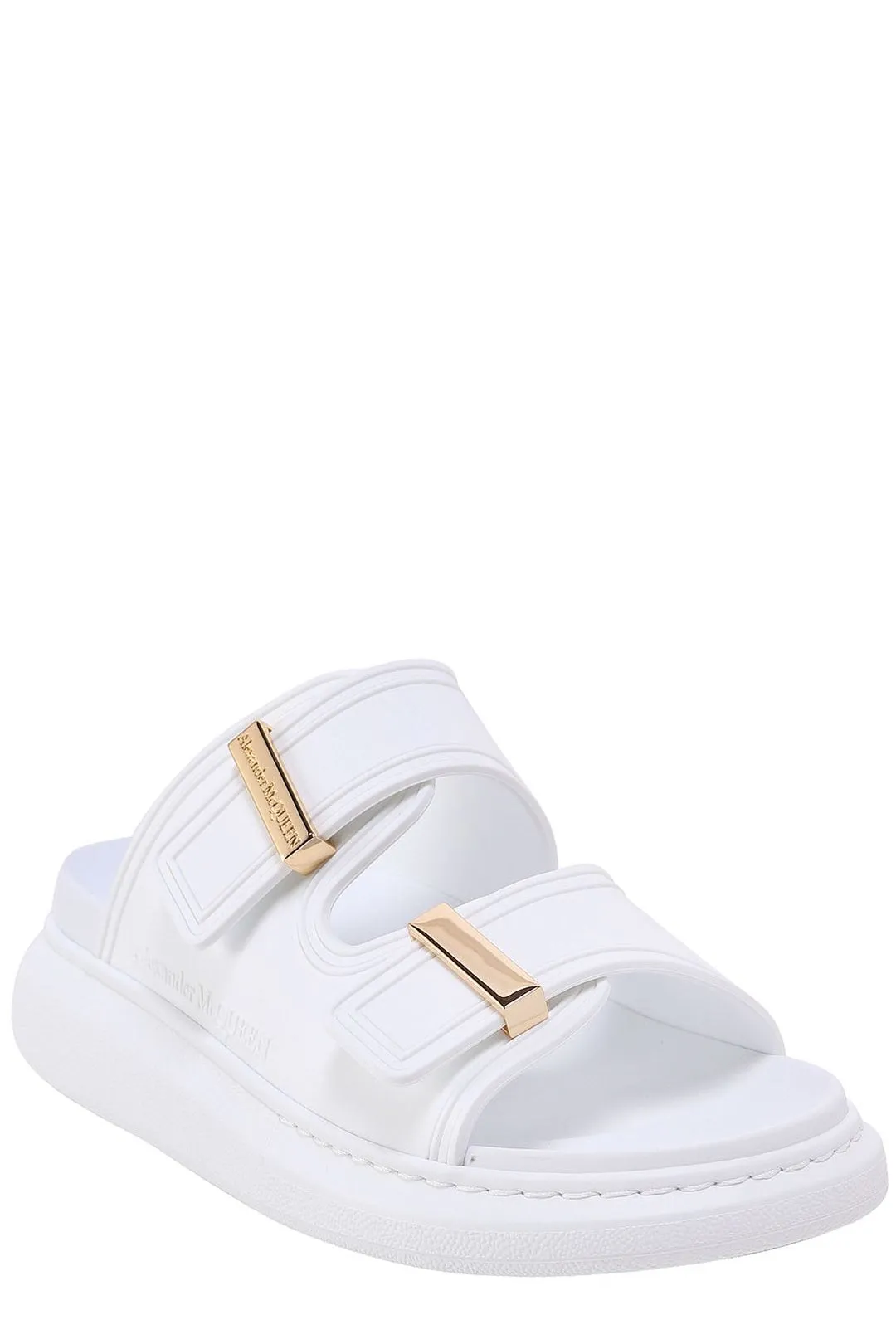 Alexander McQueen Logo Engraved Hybrid Flatform Sandals