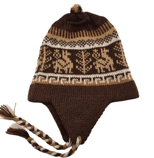 Alpaca Infant Toddler Chullo Hat