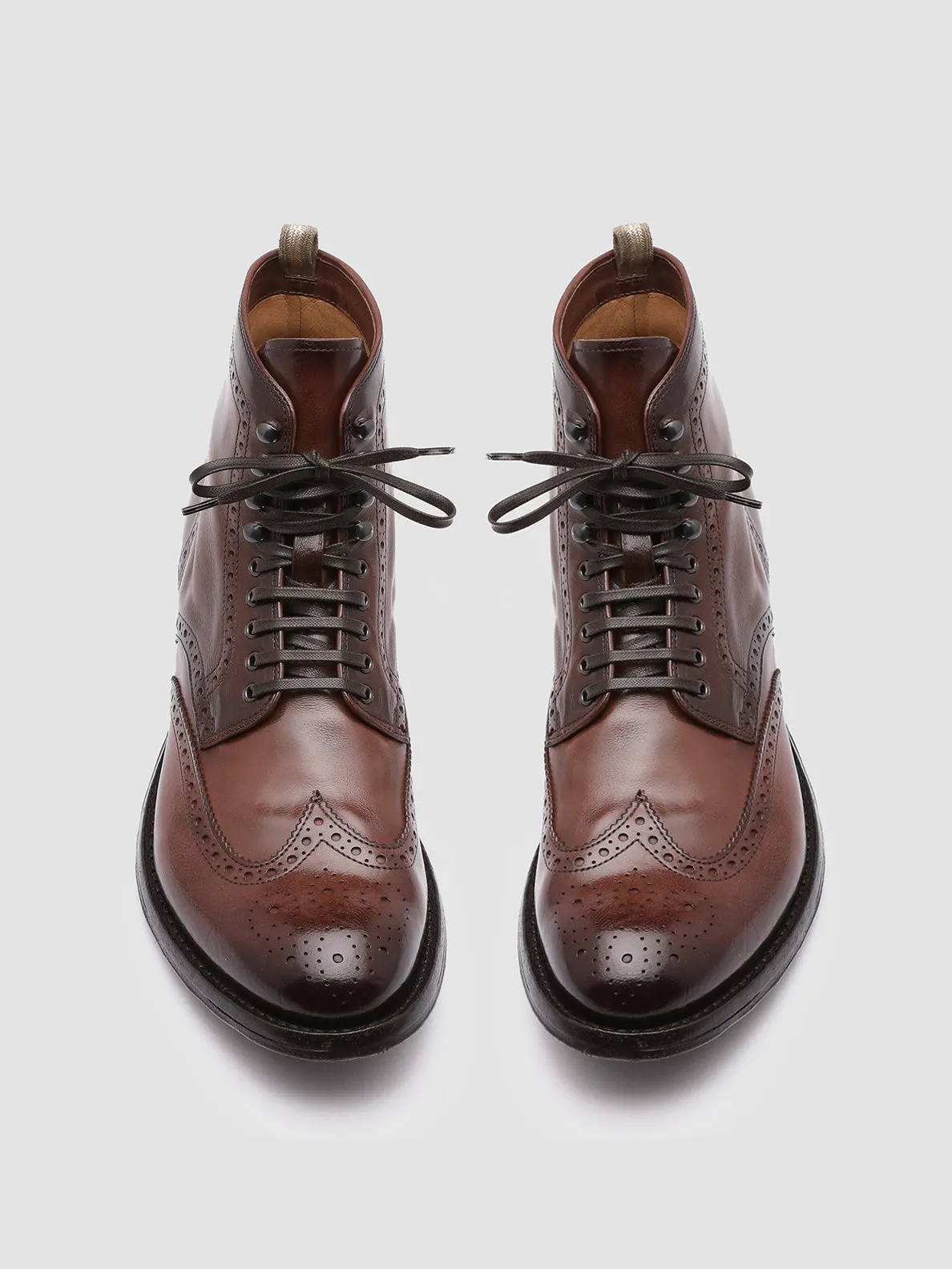 ANATOMIA 051 - Brown Leather Ankle Boots