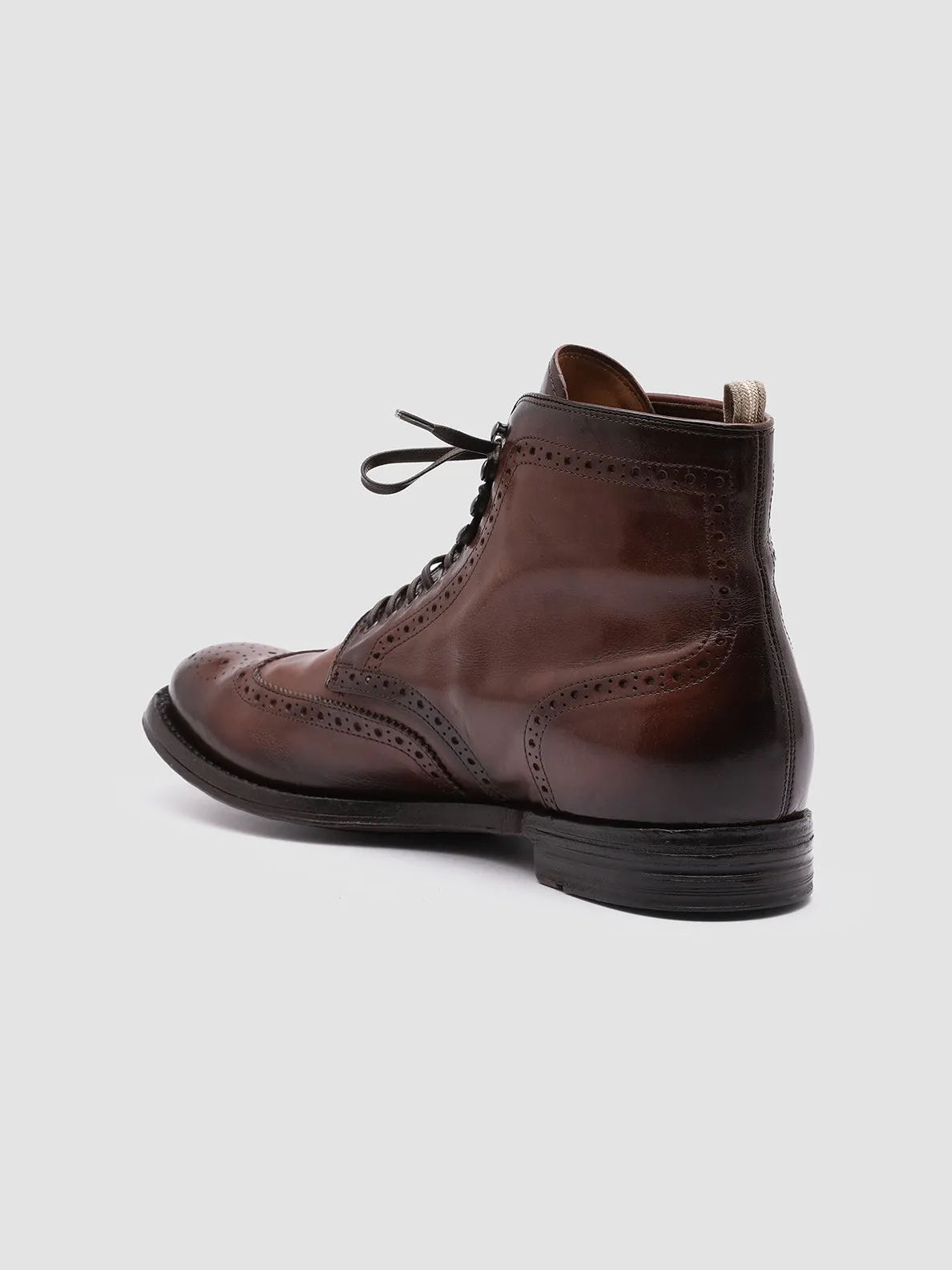 ANATOMIA 051 - Brown Leather Ankle Boots