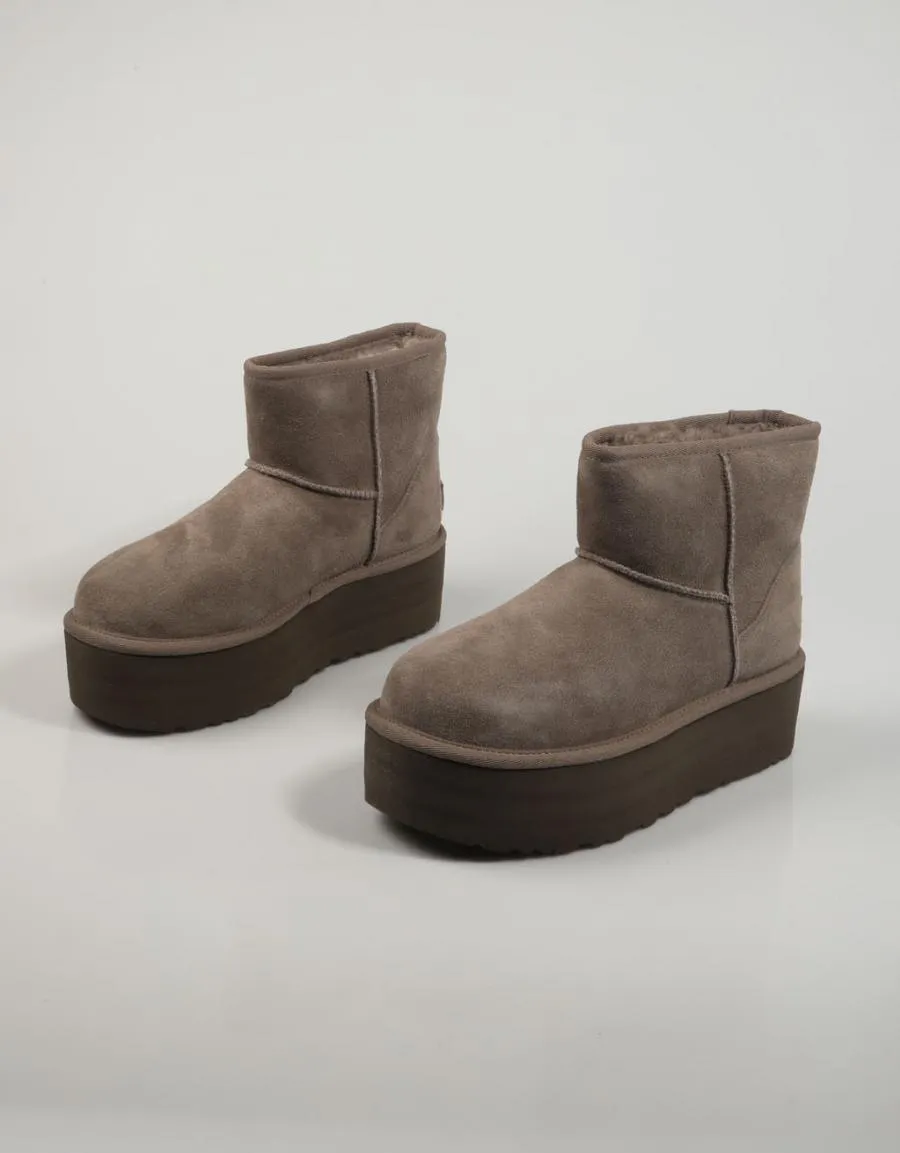  ankle boots UGG W Cassic Mini Platform en Grey 84040