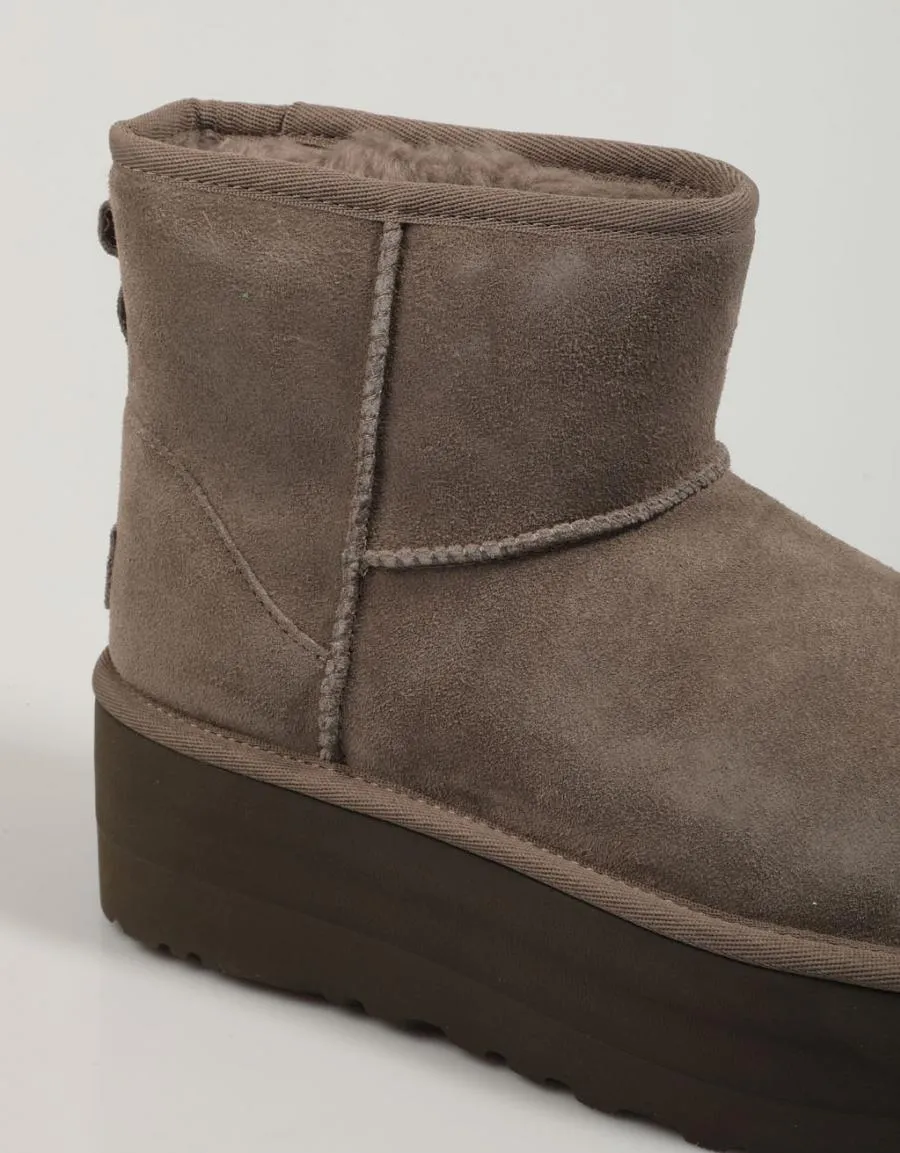  ankle boots UGG W Cassic Mini Platform en Grey 84040