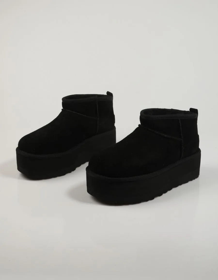  ankle boots UGG W Cassic Ultra Mini Platform en Black 84041