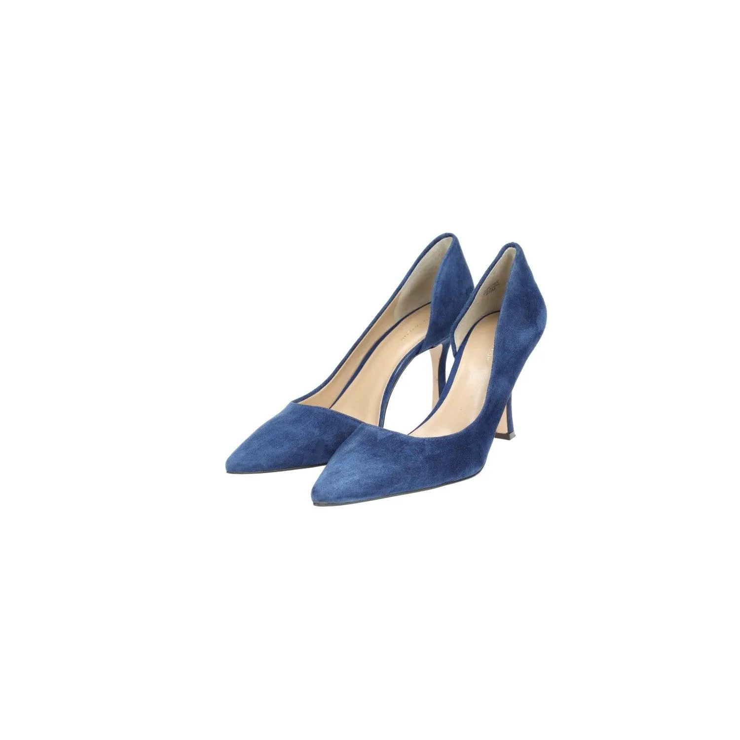 Ann Taylor Azra High-Heel Shoes Fabric Blue Colour For Women