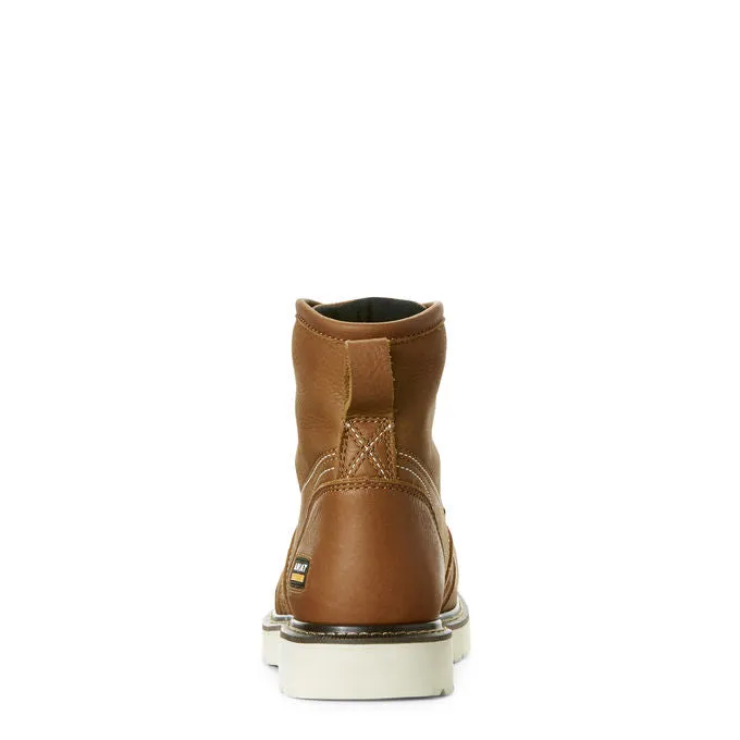 Ariat - Rebar Wedge 6" Composite Toe Work Boot (Golden Grizzly)