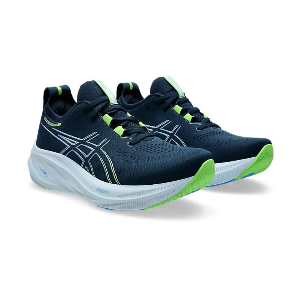 Asics Gel-Nimbus 26 Blue Lime SS24 Sneakers