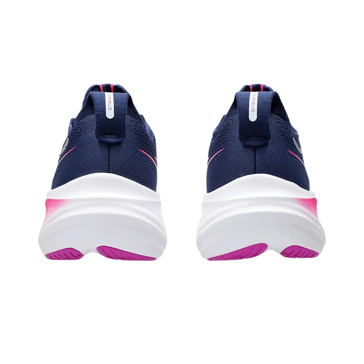 Asics Gel-Nimbus 26 Navy Blue Pink AW24 Women's Running Shoes