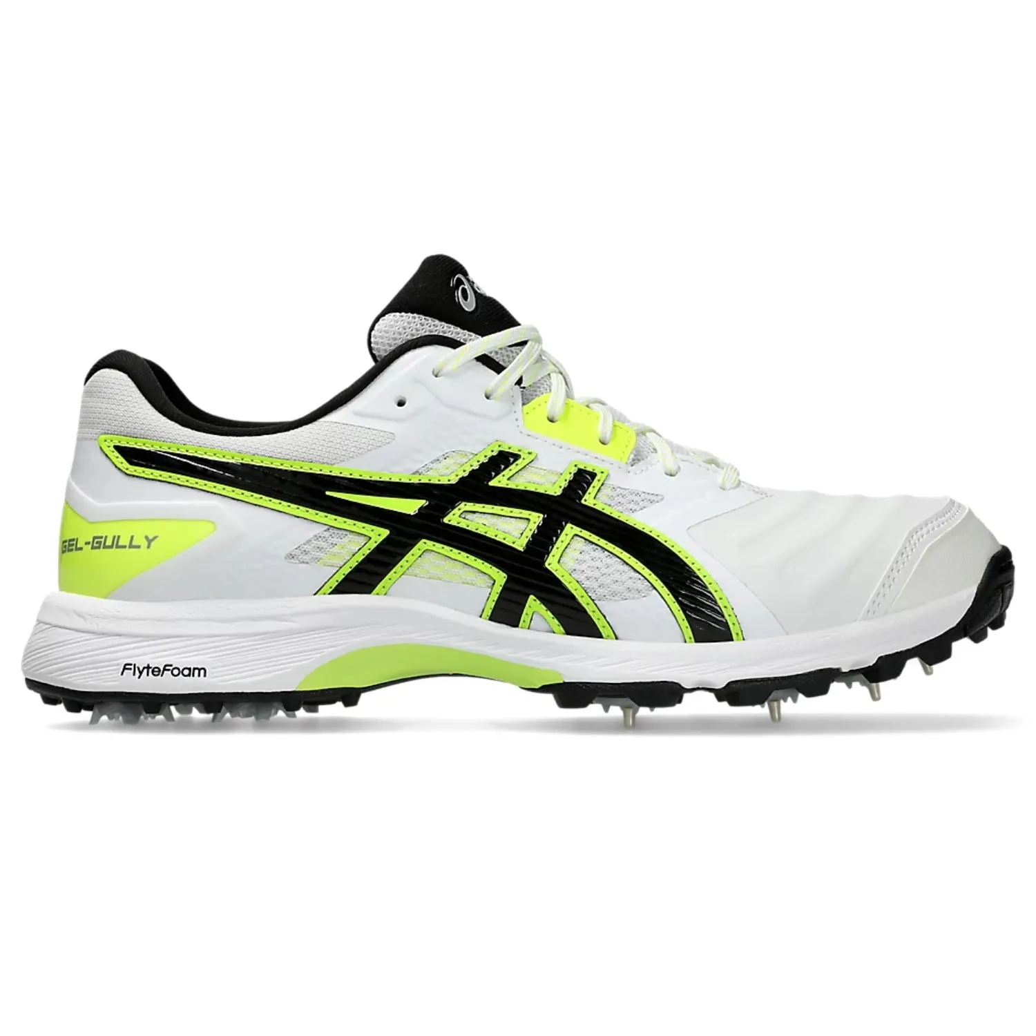 ASICS Men's Gel-Gully 7 Cricket Shoes, White/Pure Silver