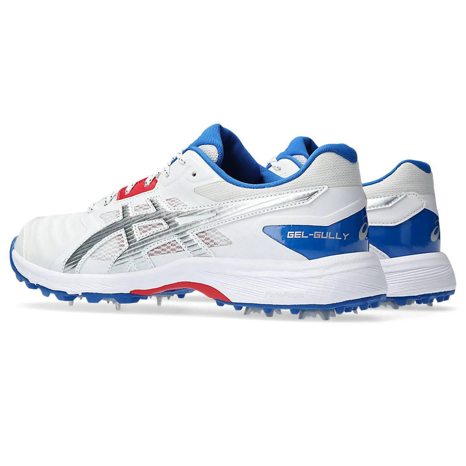 ASICS Men's Gel-Gully 7 Cricket Shoes, White/Pure Silver