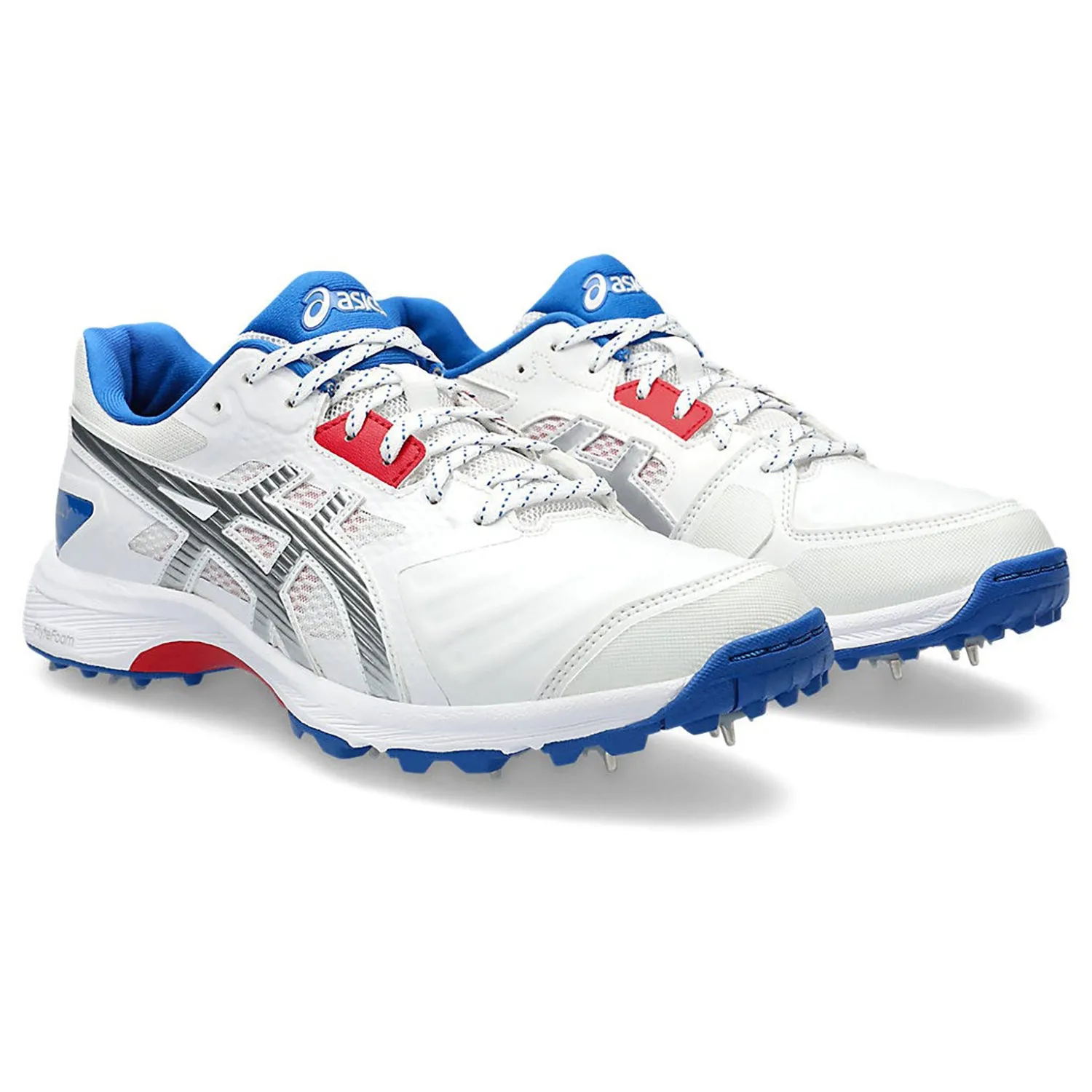 ASICS Men's Gel-Gully 7 Cricket Shoes, White/Pure Silver