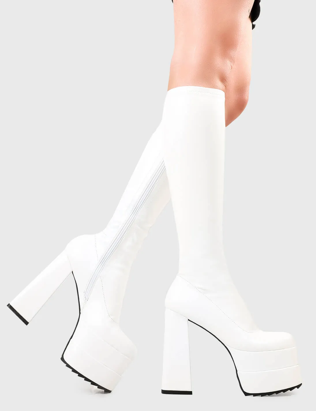 Bad Gurl Platform Knee High Boots