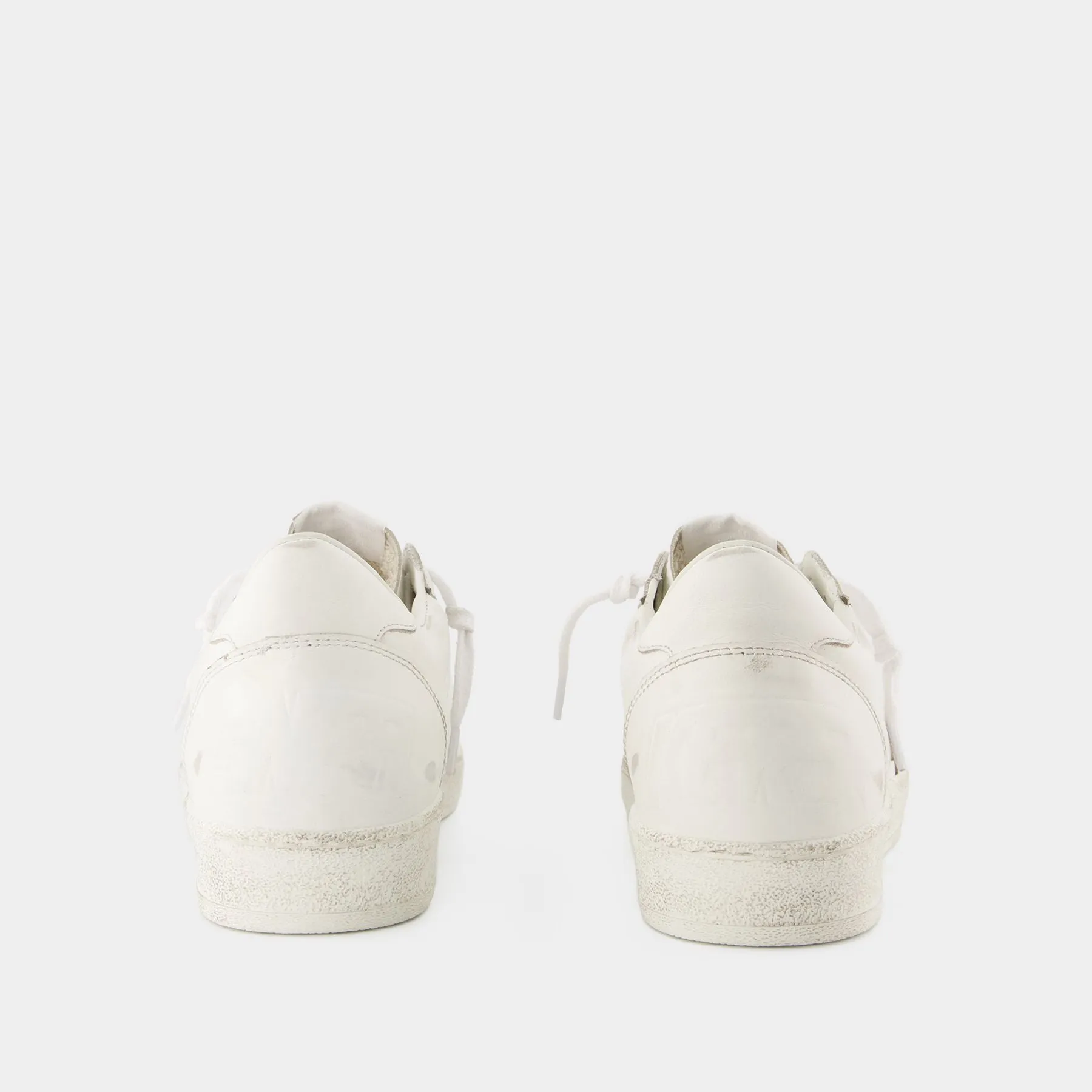 Ball Star Sneakers - Golden Goose - Optic White - Leather