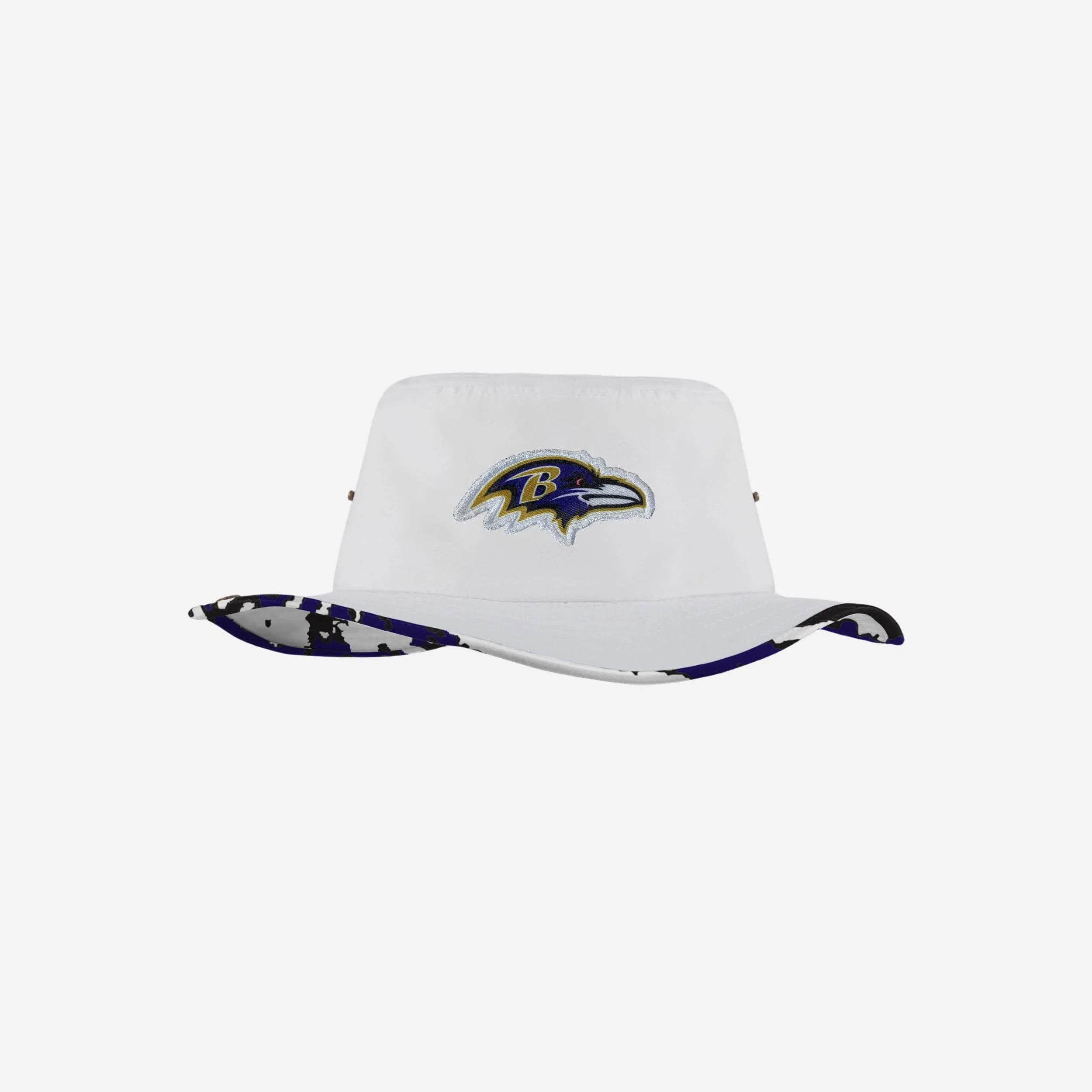 Baltimore Ravens Womens White Hybrid Boonie Hat