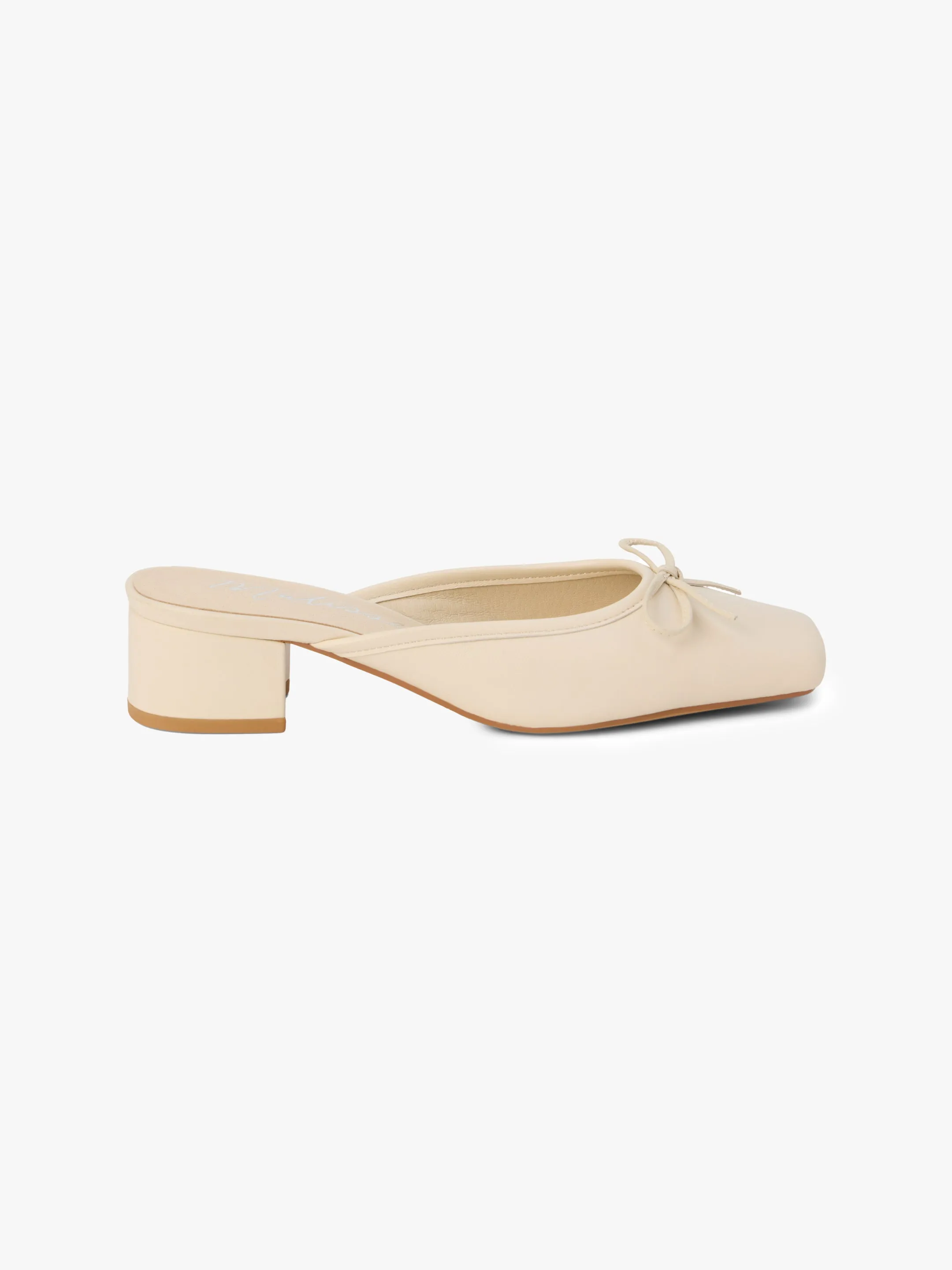 Basilio Ballet Mule - Ivory