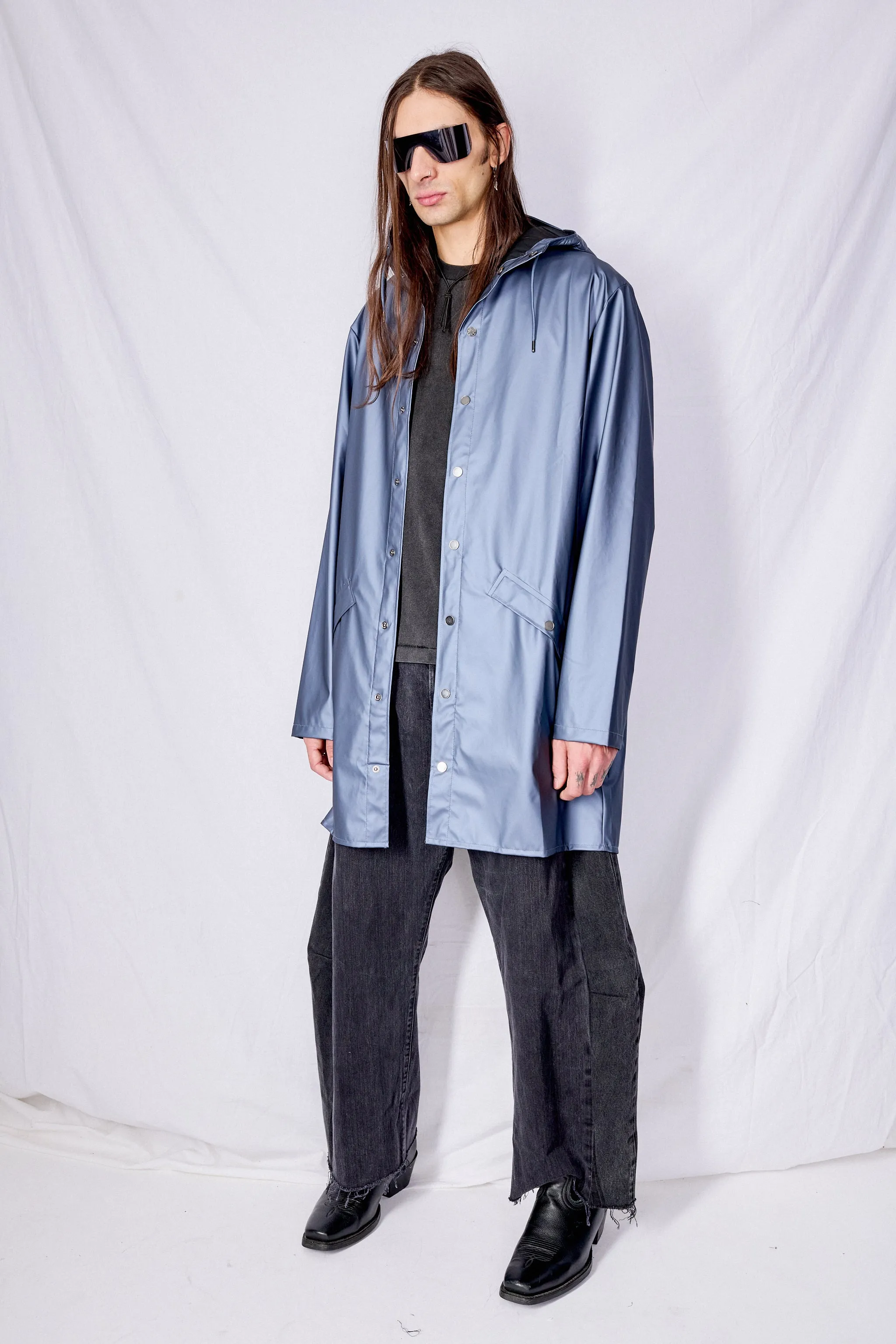 Bay Hooded Rain Long Jacket