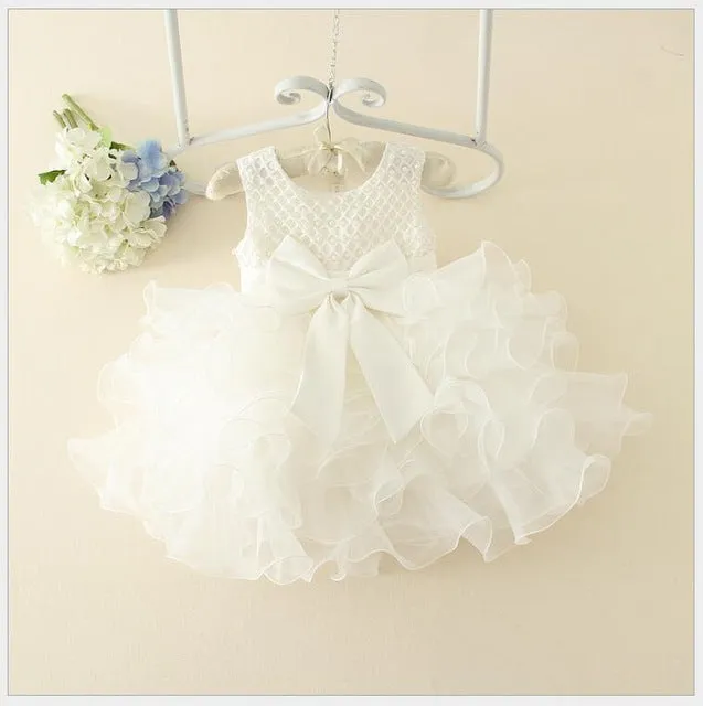 Beads Baptism Ball Gown