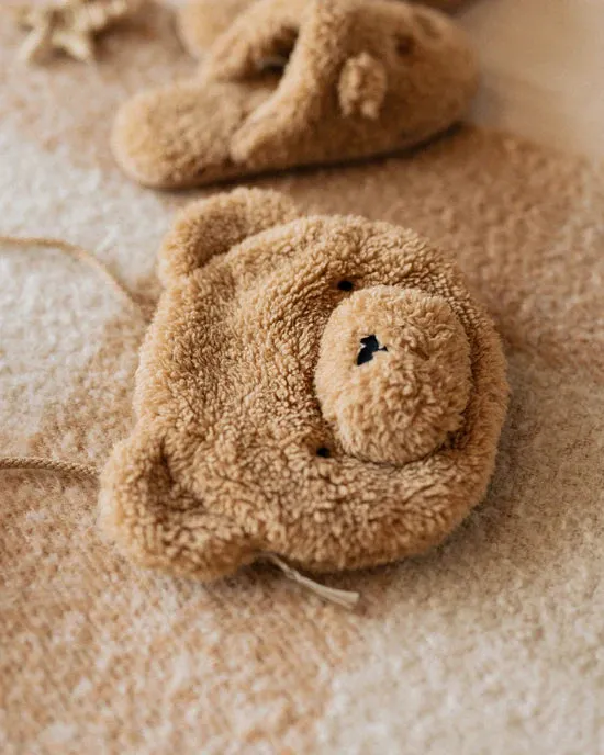 Bear Slippers || Gold