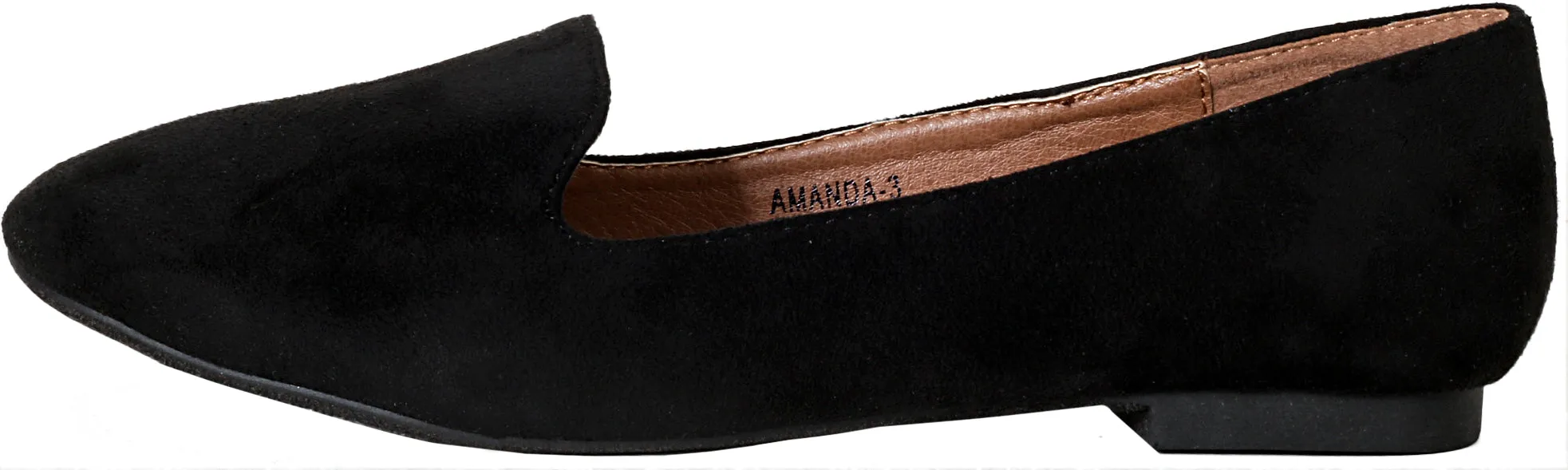 Bella Marie by Anna Shoes Women's Amanda-3 Smoking Flat Loafer