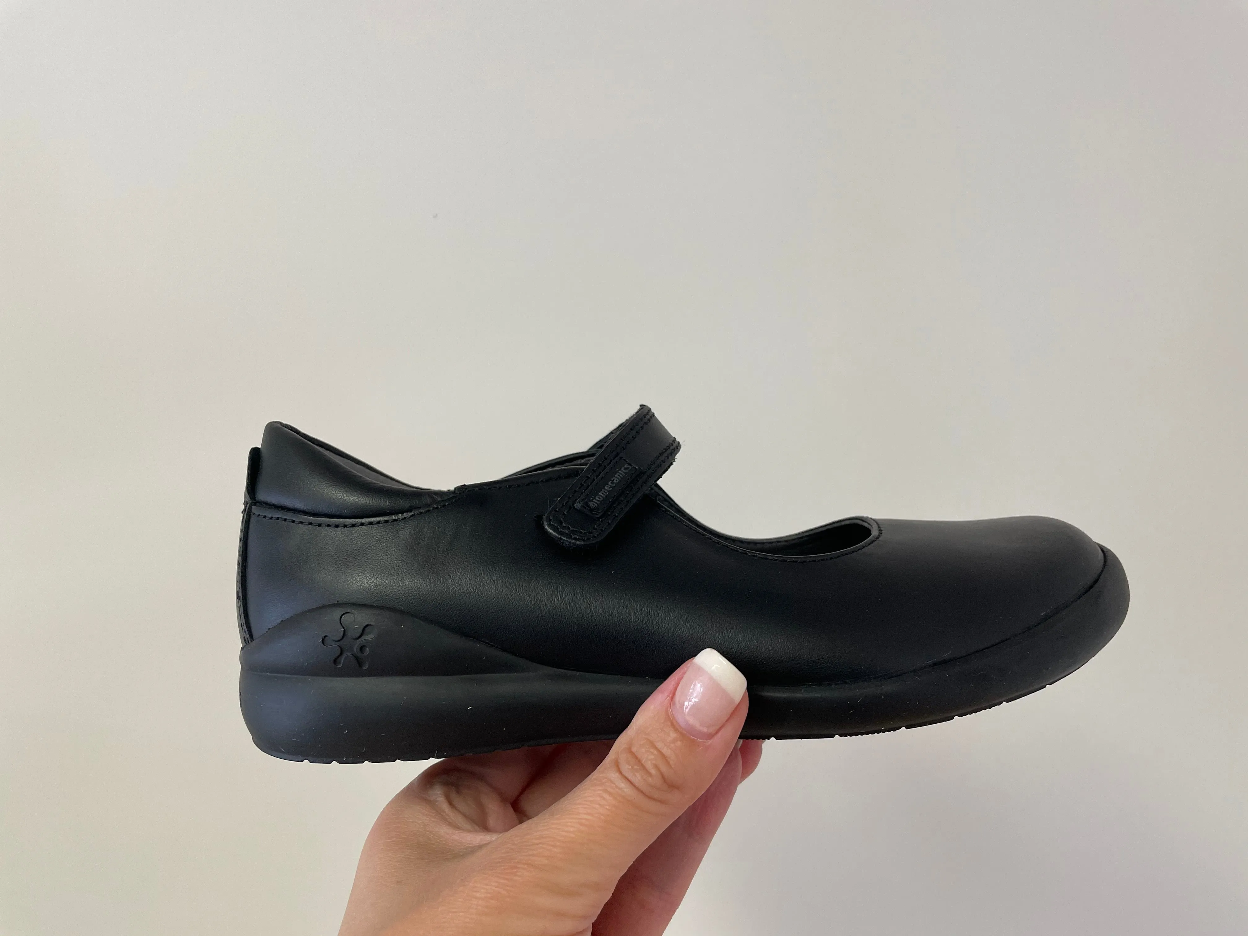 Biomecanics Mary Jane School Shoe - Negro