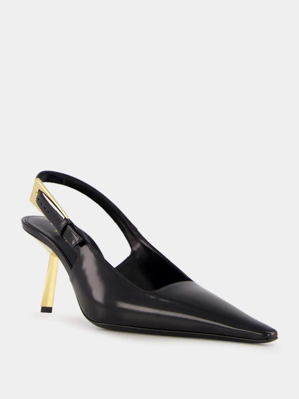 Black Lee Slingback Pumps