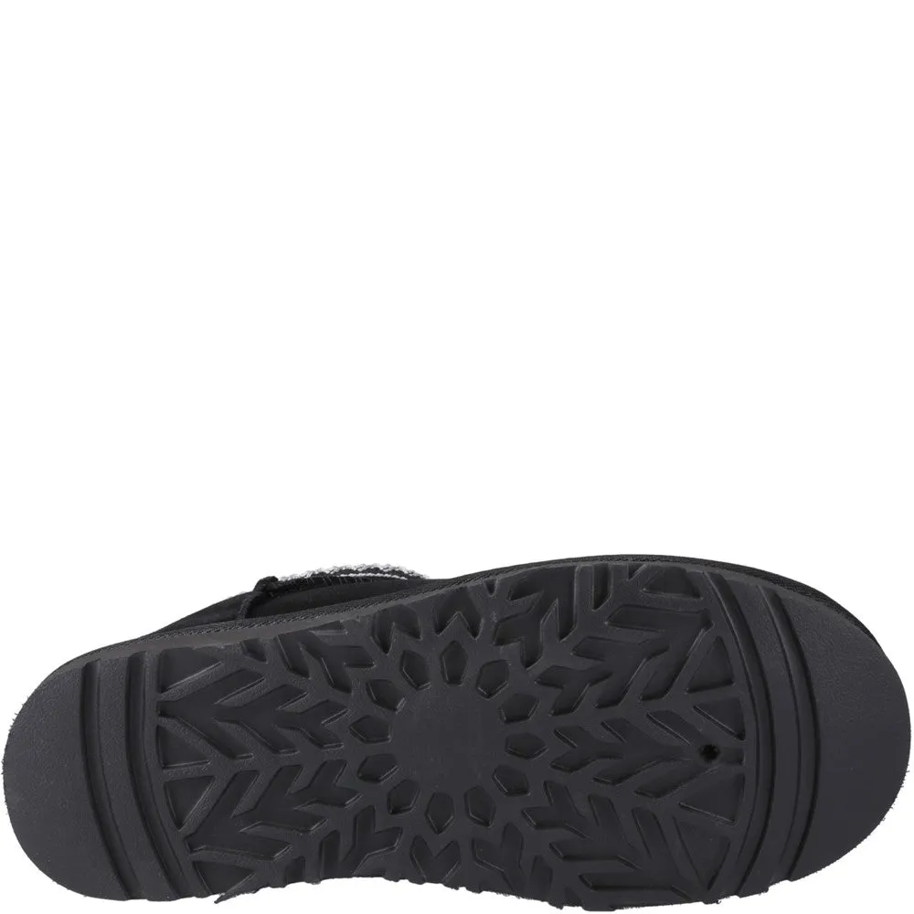 Black Sloane Bootie Slippers