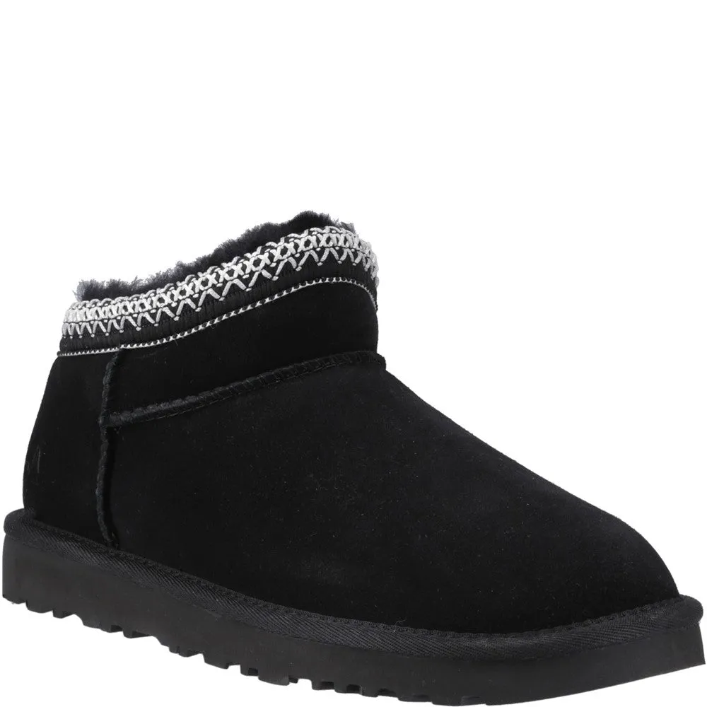 Black Sloane Bootie Slippers