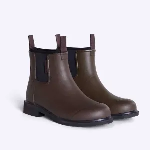 Bobbi Wellington Boot // Chocolate & Black