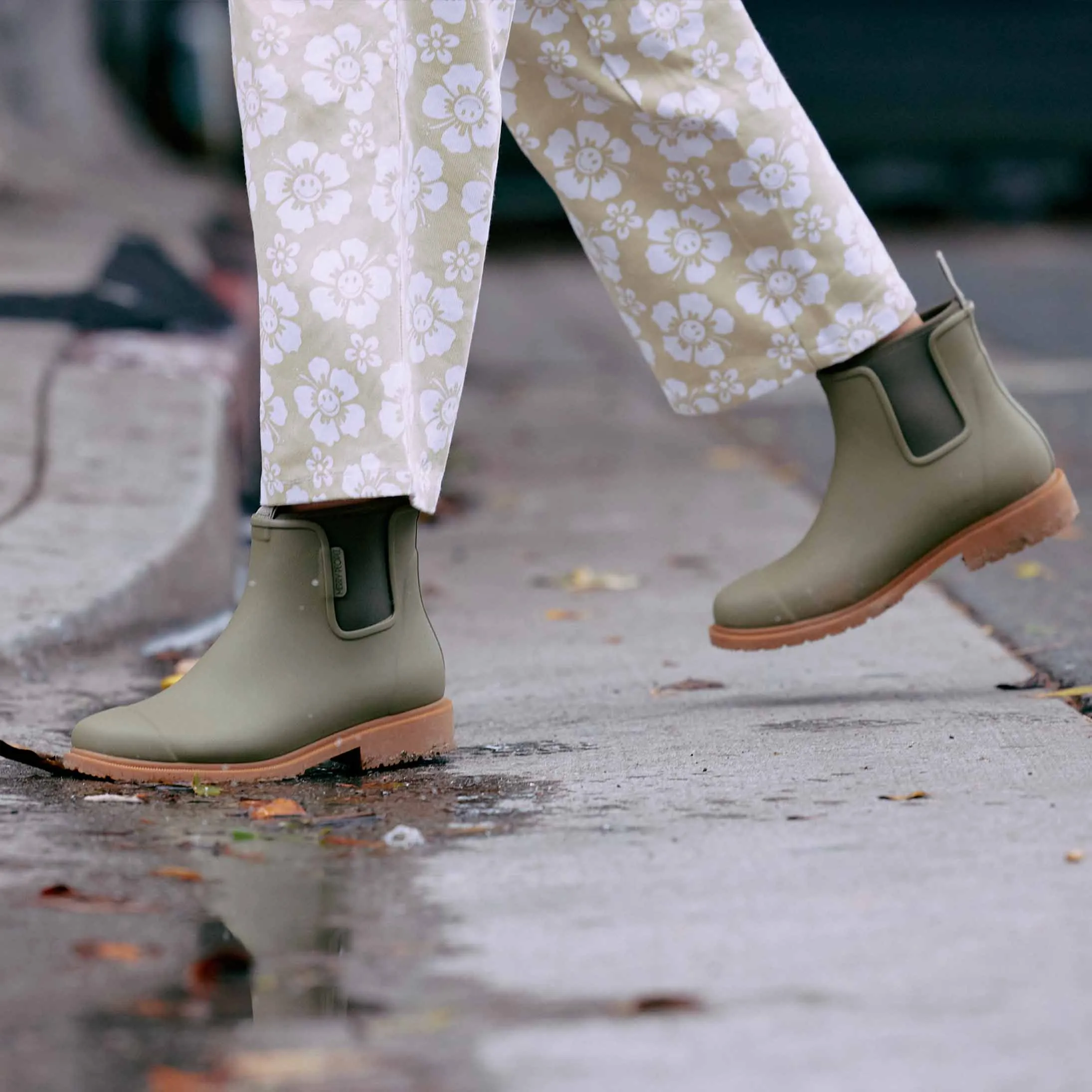 Bobbi Wellington Boot // Khaki Green