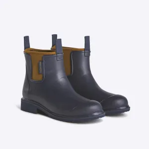 Bobbi Wellington Boot // Oxford Blue & Tan