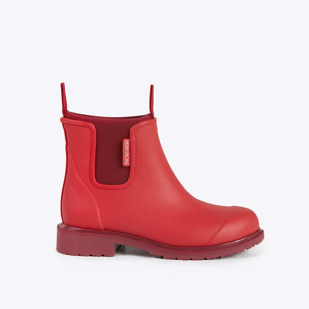 Bobbi Wellington Boot // Poppy Red