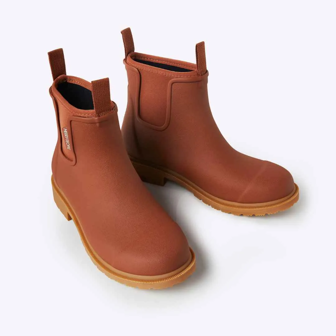 Bobbi Wellington Boot // Rust