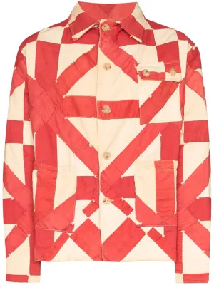 Bode Asterix Print Jacket