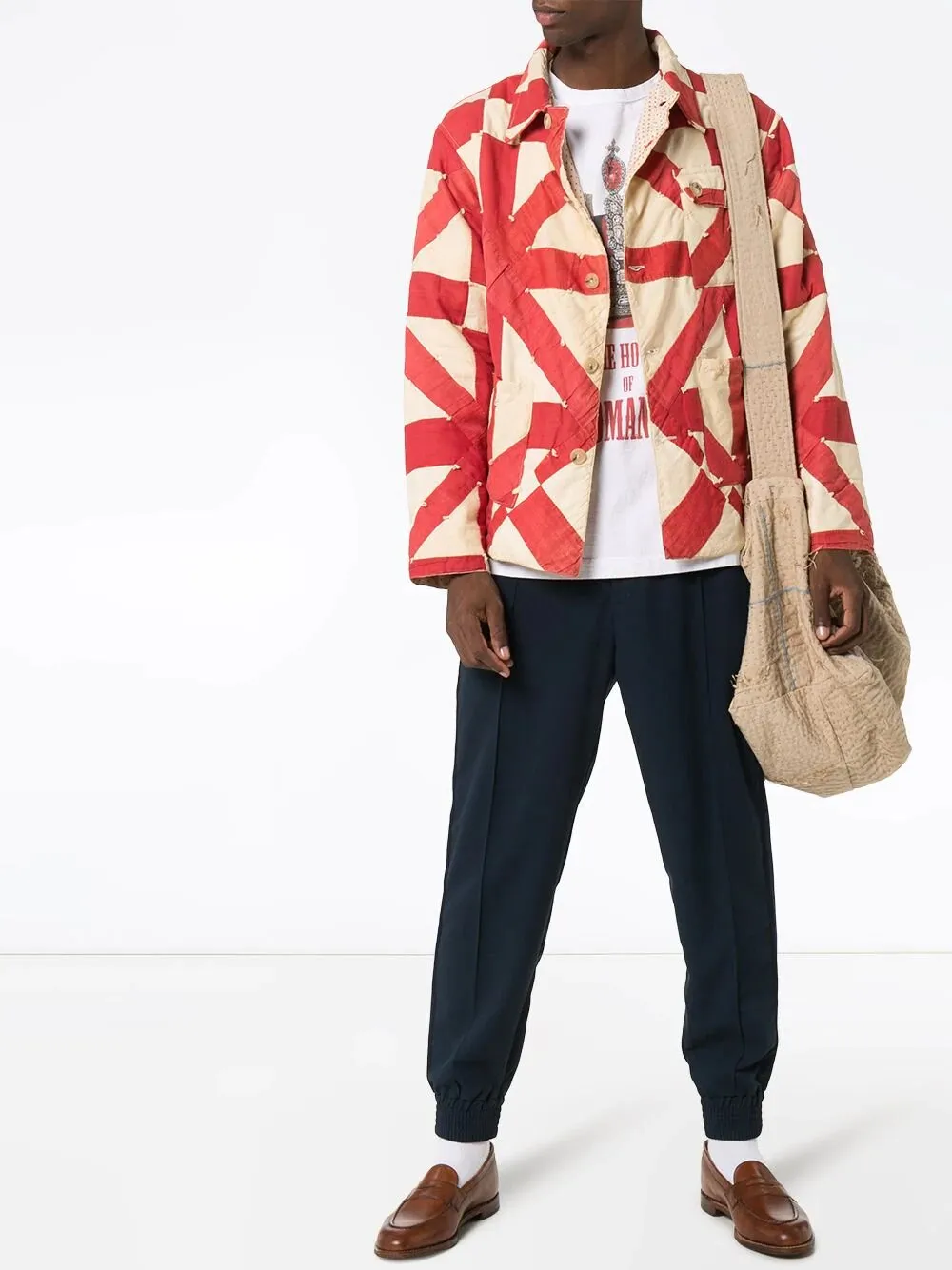 Bode Asterix Print Jacket